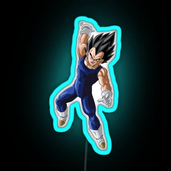 Vegeta RGB Neon Sign