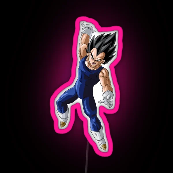 Vegeta RGB Neon Sign