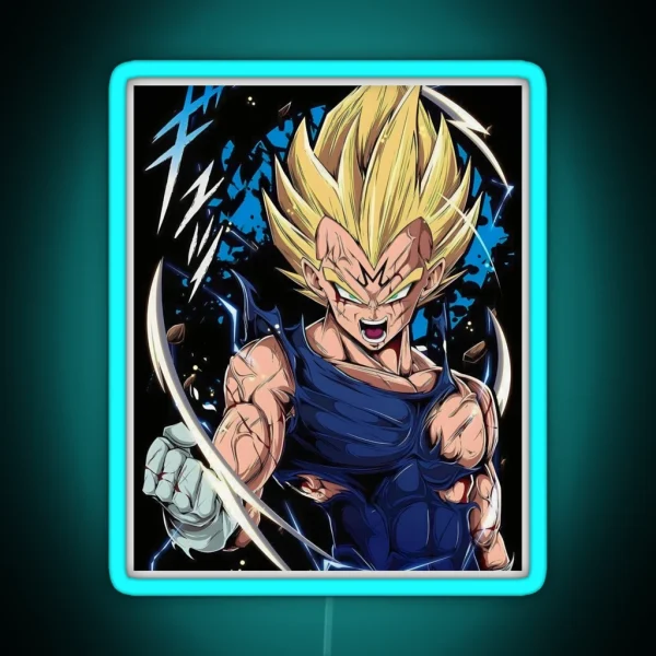 Vegeta RGB Neon Sign