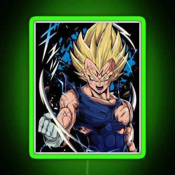 Vegeta RGB Neon Sign