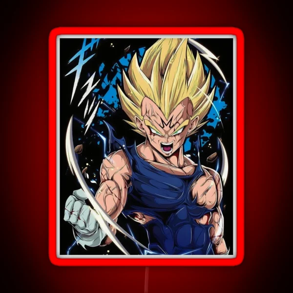 Vegeta RGB Neon Sign