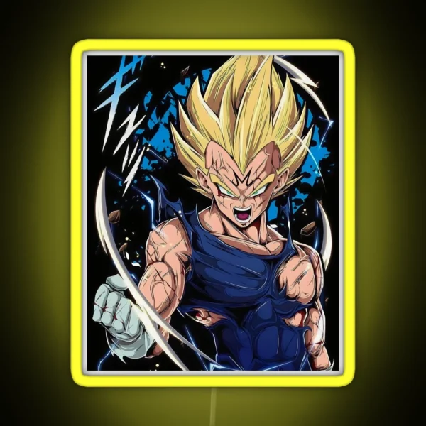 Vegeta RGB Neon Sign
