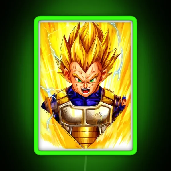 Vegeta Ssj RGB Neon Sign