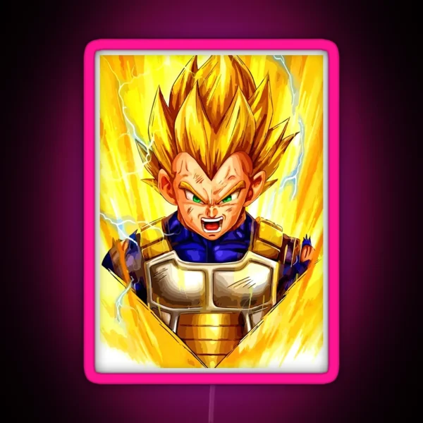 Vegeta Ssj RGB Neon Sign