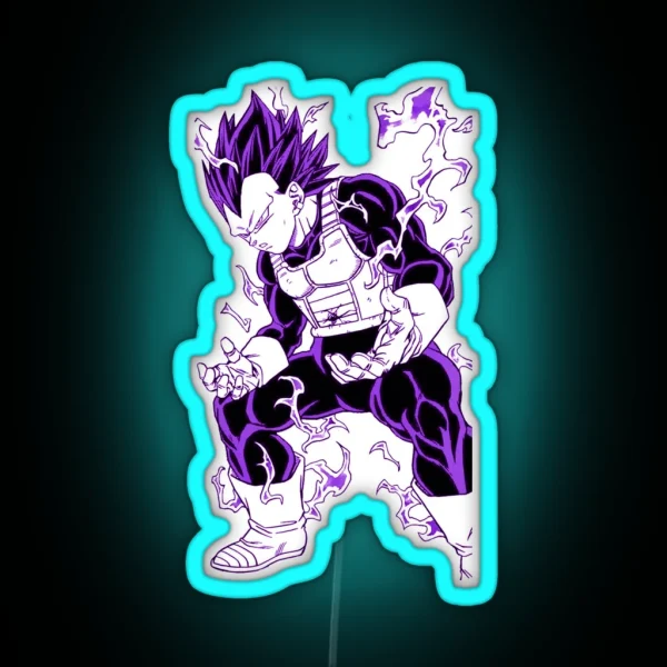 Vegeta Ultra Ego Form RGB Neon Sign