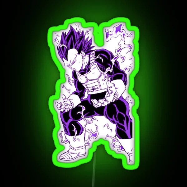 Vegeta Ultra Ego Form RGB Neon Sign