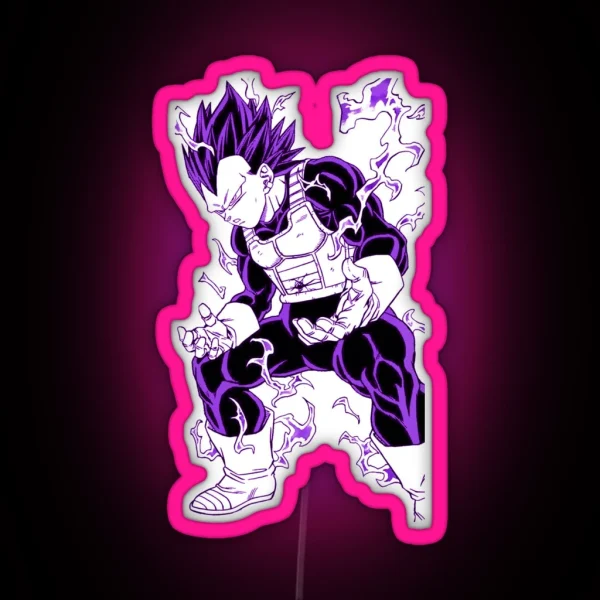 Vegeta Ultra Ego Form RGB Neon Sign