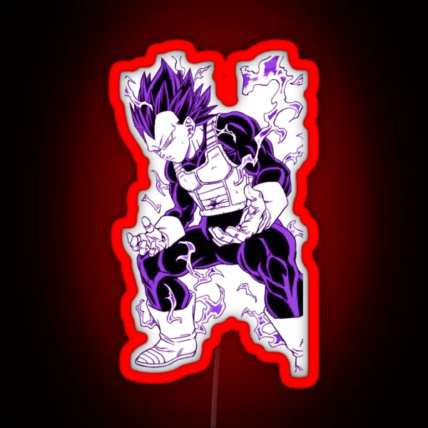 Vegeta Ultra Ego Form RGB Neon Sign