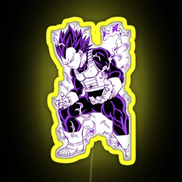 Vegeta Ultra Ego Form RGB Neon Sign