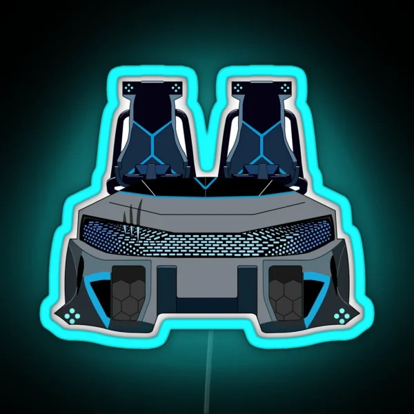 Velocicoaster Front Seat RGB Neon Sign