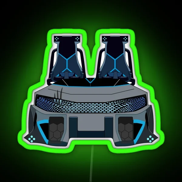 Velocicoaster Front Seat RGB Neon Sign