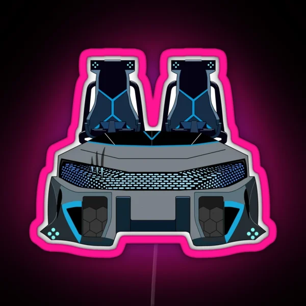 Velocicoaster Front Seat RGB Neon Sign