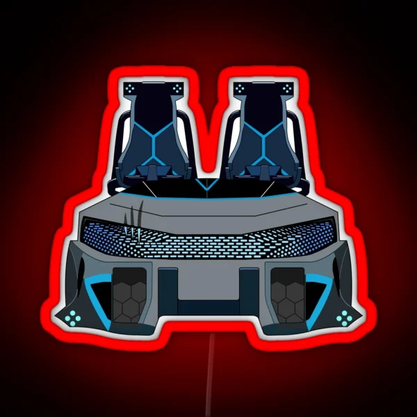Velocicoaster Front Seat RGB Neon Sign