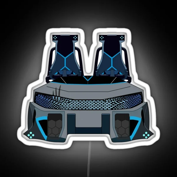 Velocicoaster Front Seat RGB Neon Sign