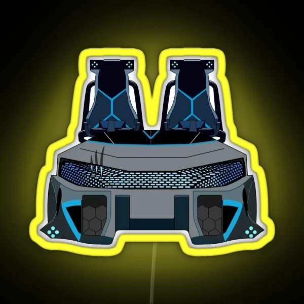 Velocicoaster Front Seat RGB Neon Sign