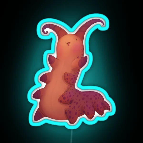Velvet Worm RGB Neon Sign
