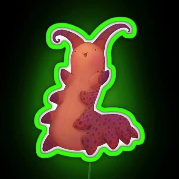 Velvet Worm RGB Neon Sign
