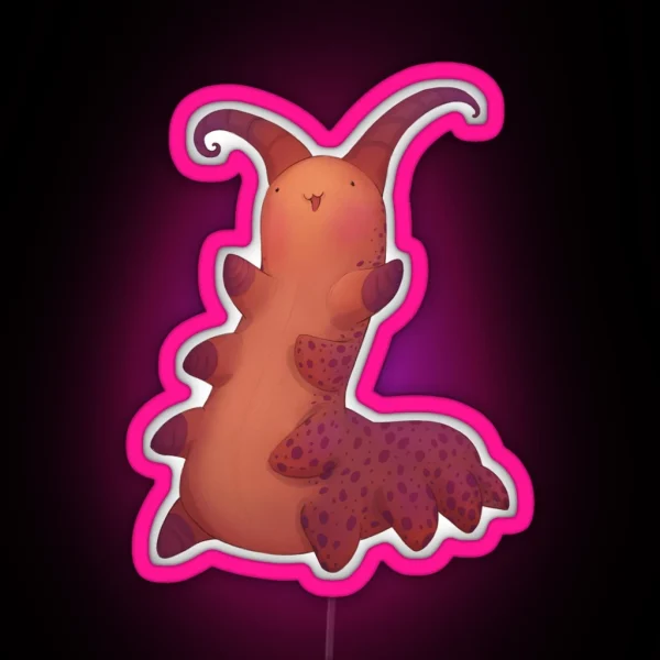 Velvet Worm RGB Neon Sign