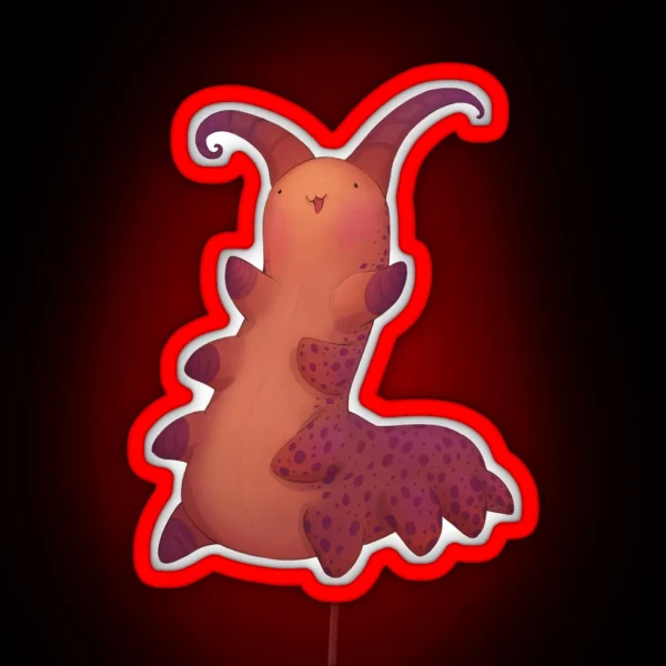 Velvet Worm RGB Neon Sign