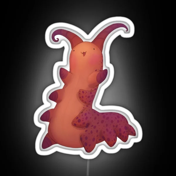 Velvet Worm RGB Neon Sign