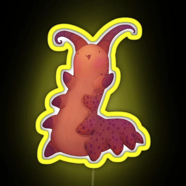 Velvet Worm RGB Neon Sign
