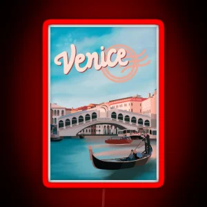 Venice Postcard RGB Neon Sign