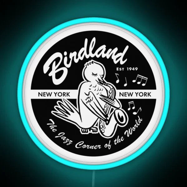 Venue Birdland Jazz Club RGB Neon Sign