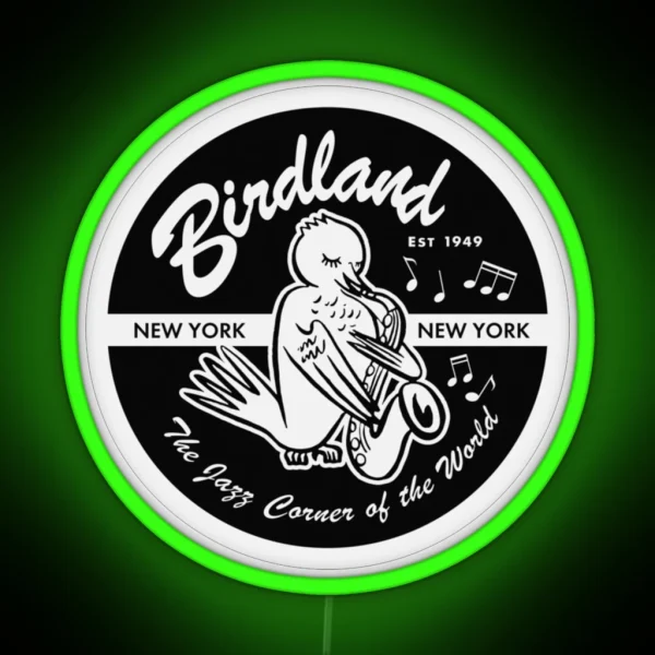 Venue Birdland Jazz Club RGB Neon Sign