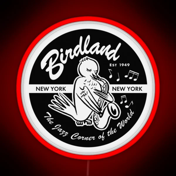 Venue Birdland Jazz Club RGB Neon Sign