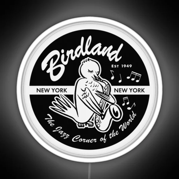 Venue Birdland Jazz Club RGB Neon Sign
