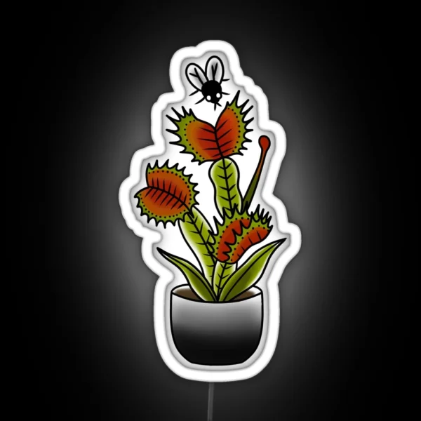 Venus Fly Trap RGB Neon Sign