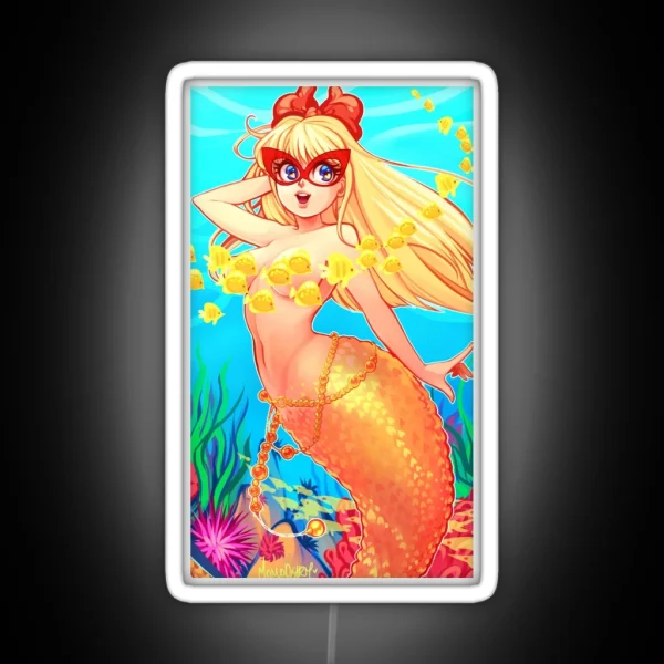 Venus Mermaid RGB Neon Sign