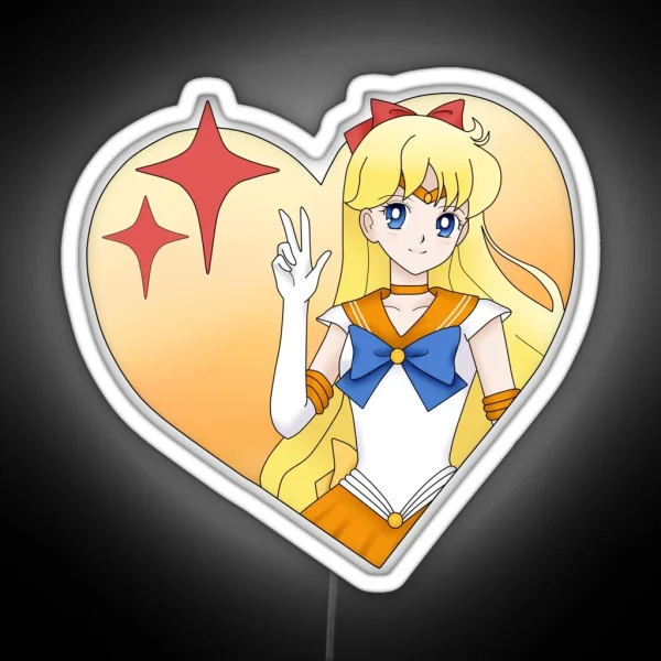 Venus Sailor Moon RGB Neon Sign
