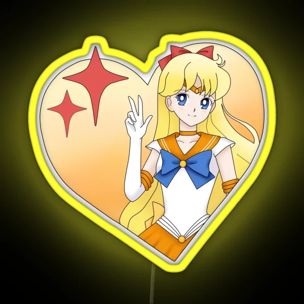 Venus Sailor Moon RGB Neon Sign