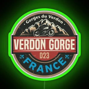 Verdon Gorge France RGB Neon Sign