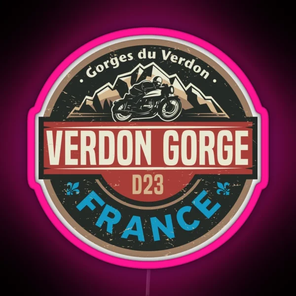 Verdon Gorge France RGB Neon Sign