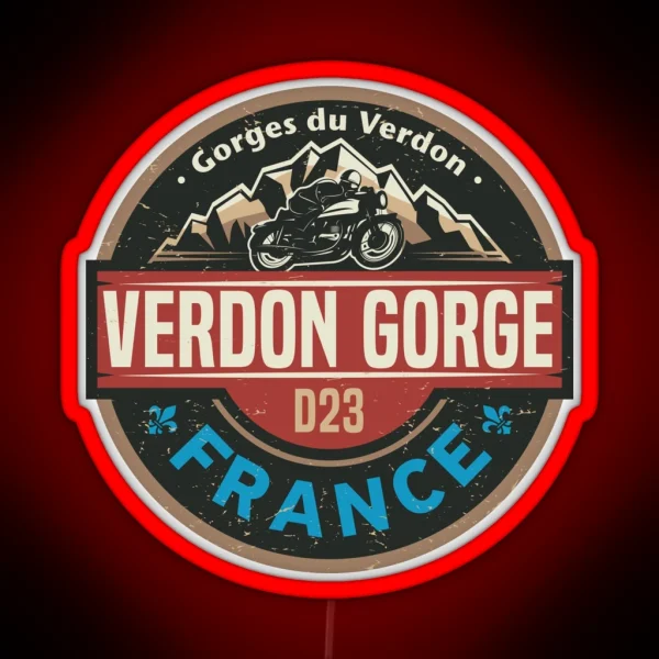 Verdon Gorge France RGB Neon Sign