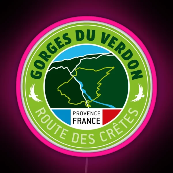 Verdon Gorge Grand Canyon Of The Verdon RGB Neon Sign