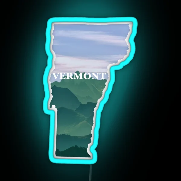 Vermont RGB Neon Sign