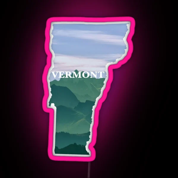 Vermont RGB Neon Sign