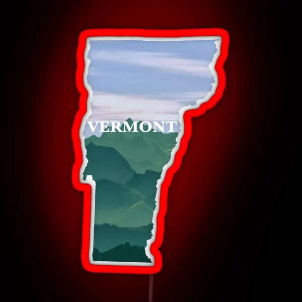 Vermont RGB Neon Sign