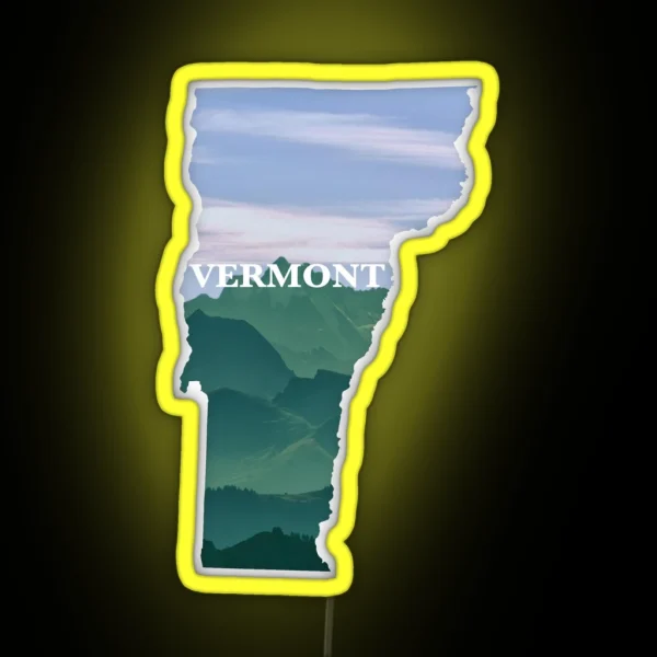 Vermont RGB Neon Sign