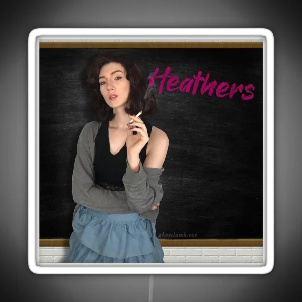 Veronica Sawyer Heathers Cosplay Print RGB Neon Sign