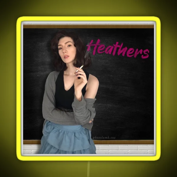 Veronica Sawyer Heathers Cosplay Print RGB Neon Sign