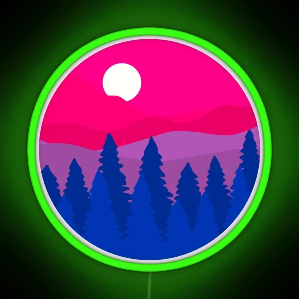 Very Berry Sky Scene RGB Neon Sign