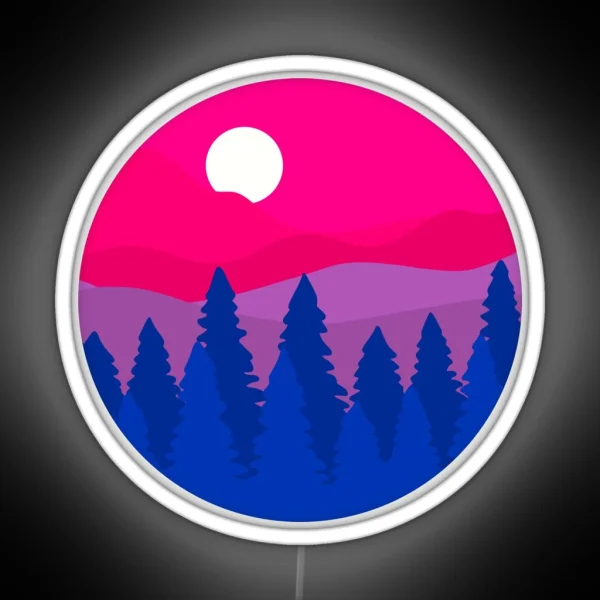 Very Berry Sky Scene RGB Neon Sign