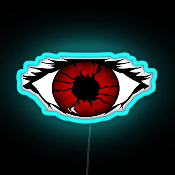 Vey Cool Eyes Sharingan Graphic Led RGB Neon Sign