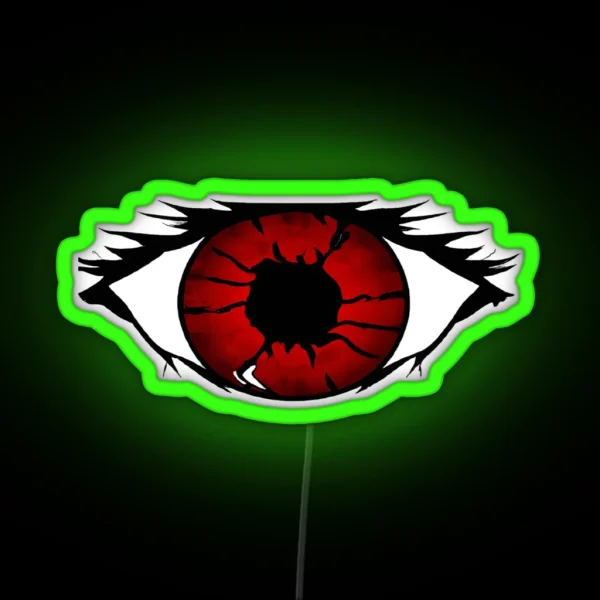 Vey Cool Eyes Sharingan Graphic Led RGB Neon Sign