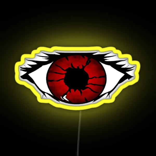 Vey Cool Eyes Sharingan Graphic Led RGB Neon Sign