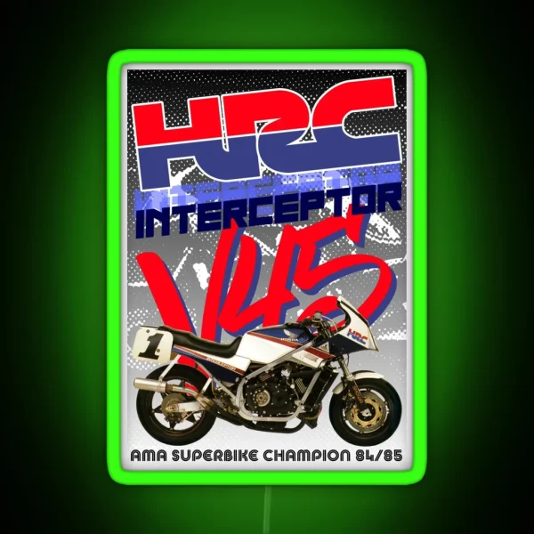 VF750F INTERCEPTOR RGB Neon Sign